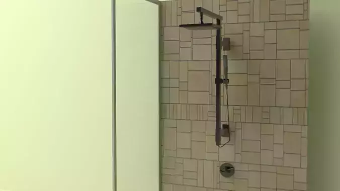 shower  Transparent shower cabin