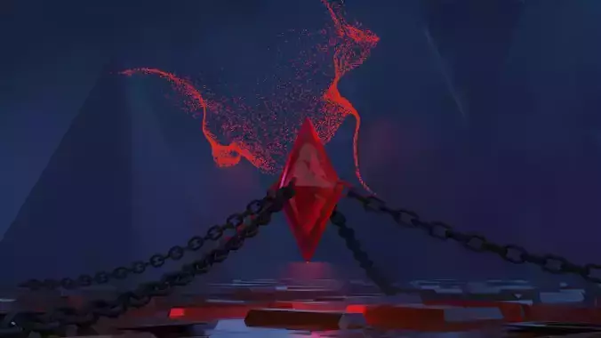 The scene with the diamond