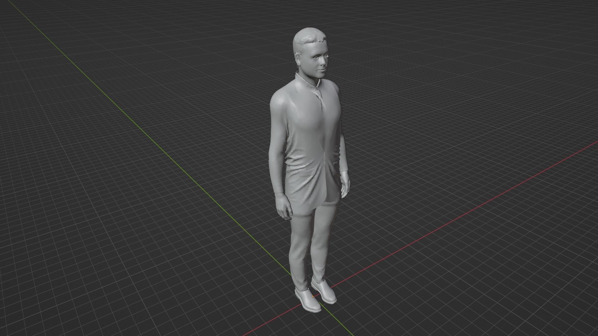 Pedro Sanchez - Prime Minister of Spain Low-poly 3D model_8