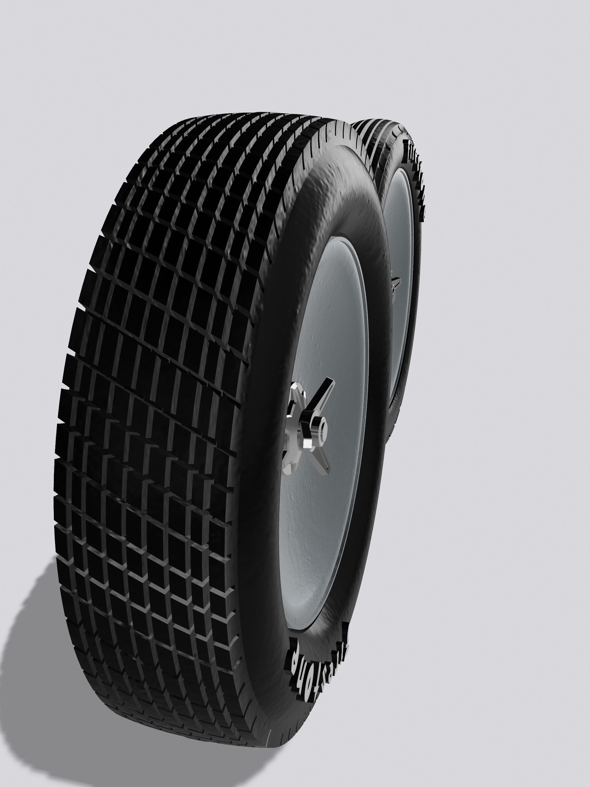 MCS Speedster Rod Wheels Tires Brakes 3D print model_3