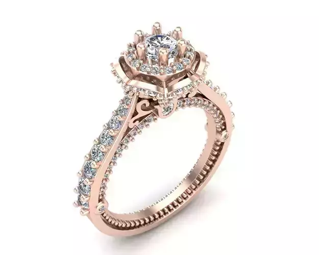 Diamond Engagement Ring 6-MW
