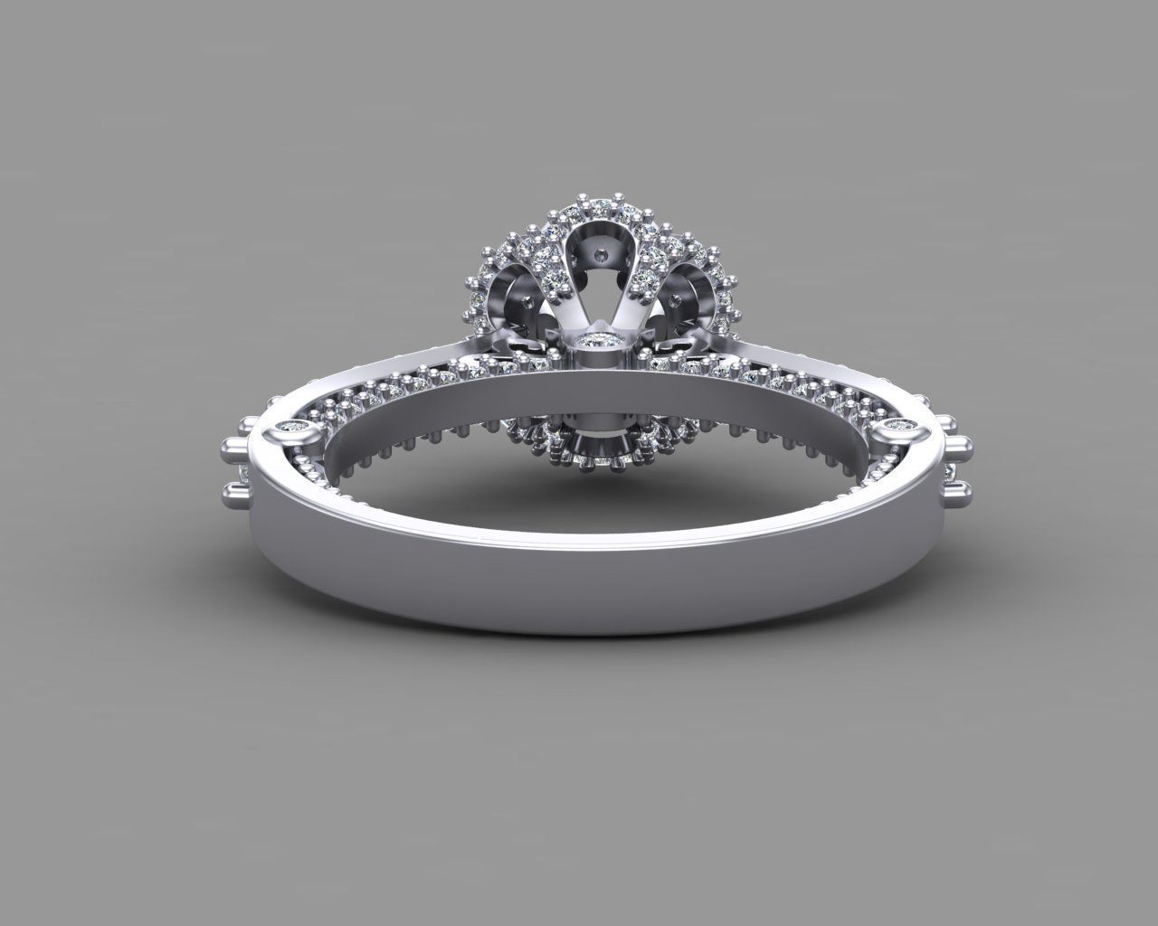 Diamond Engagement Ring 6-MW 3D print model_10