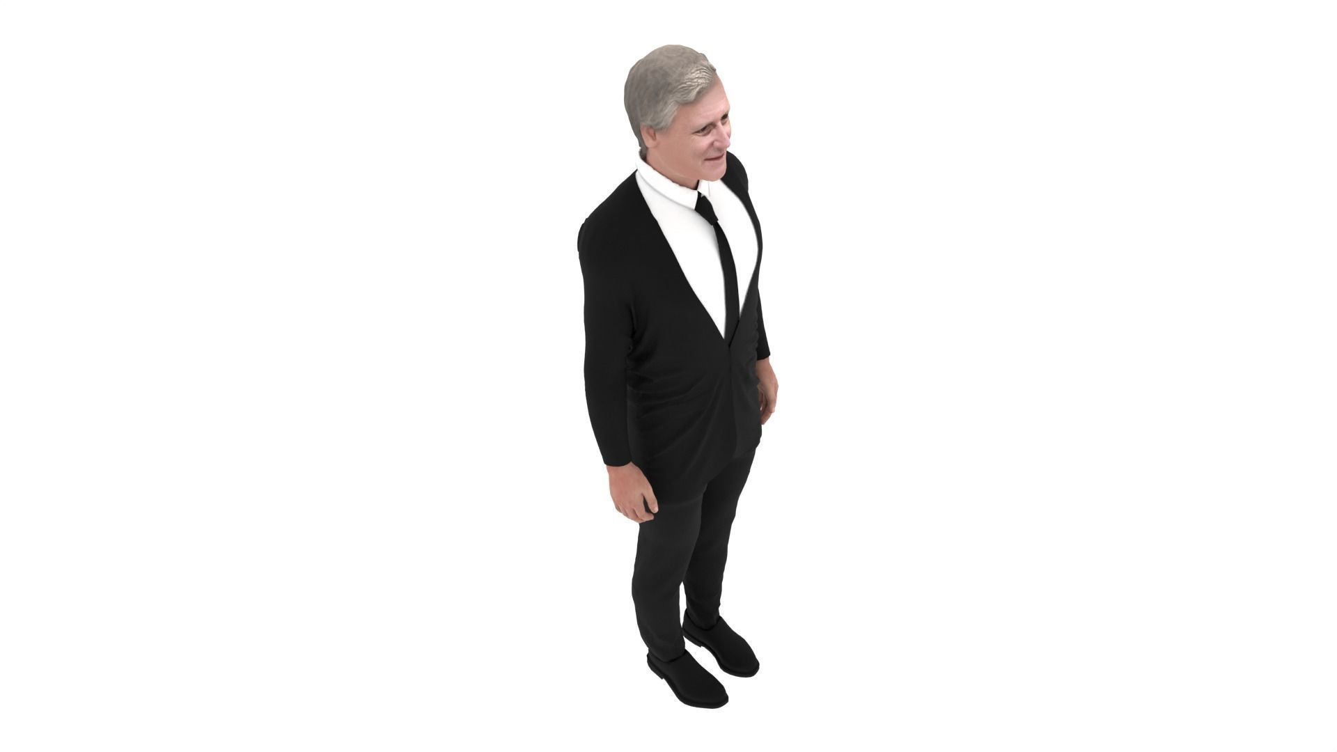Philippe - King of Belgium Low-poly 3D model_6