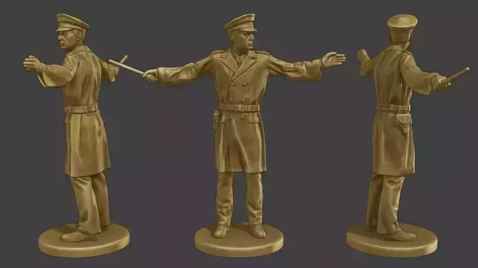 CzechoSlovak Communist Police CCP1 2 3D print model