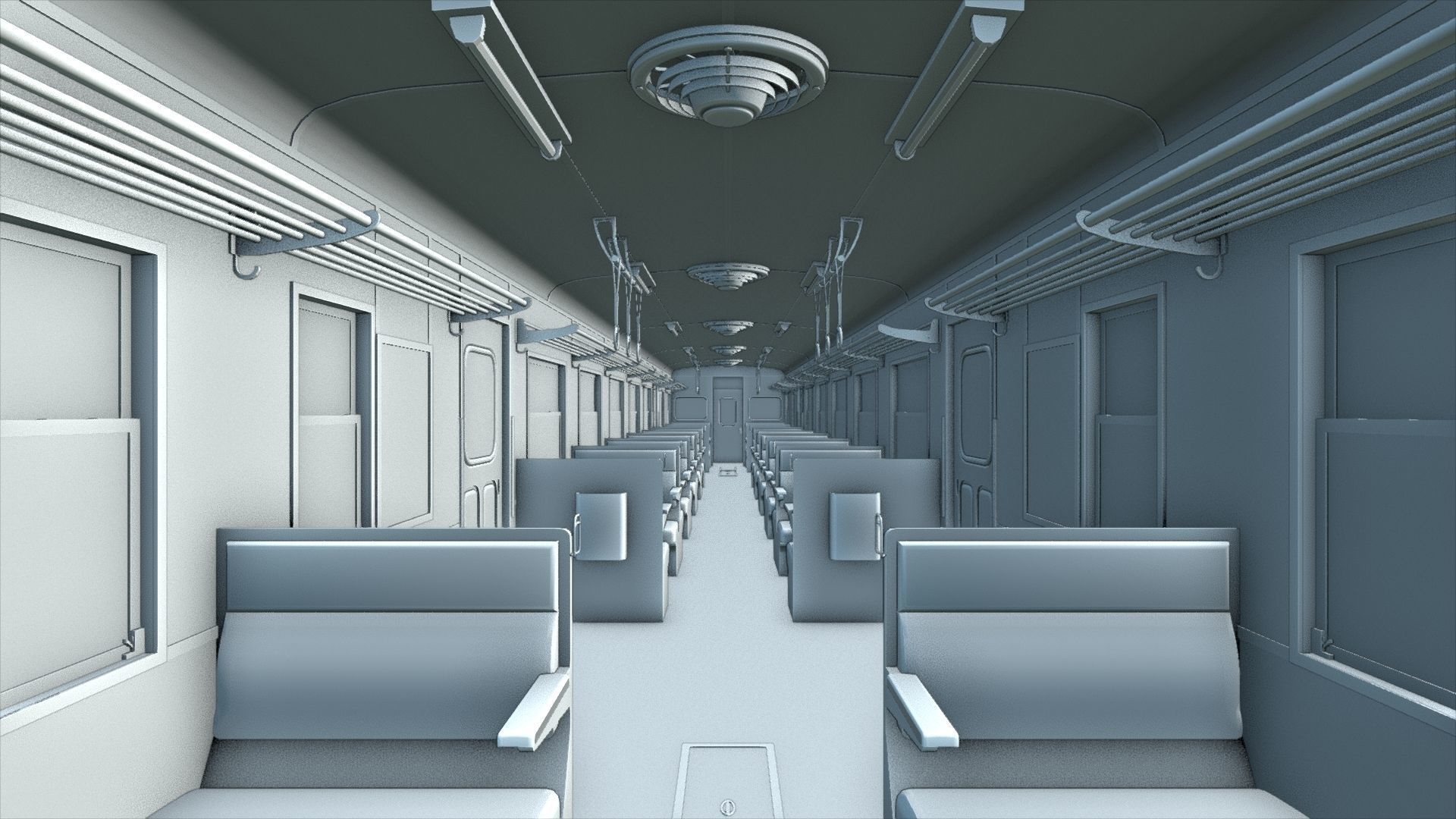 JNR KIHA Series 40 Low-poly 3D model_6