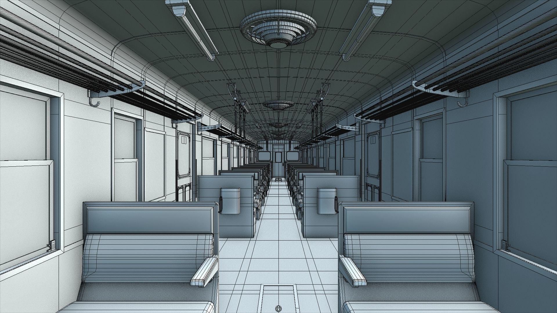 JNR KIHA Series 40 Low-poly 3D model_7