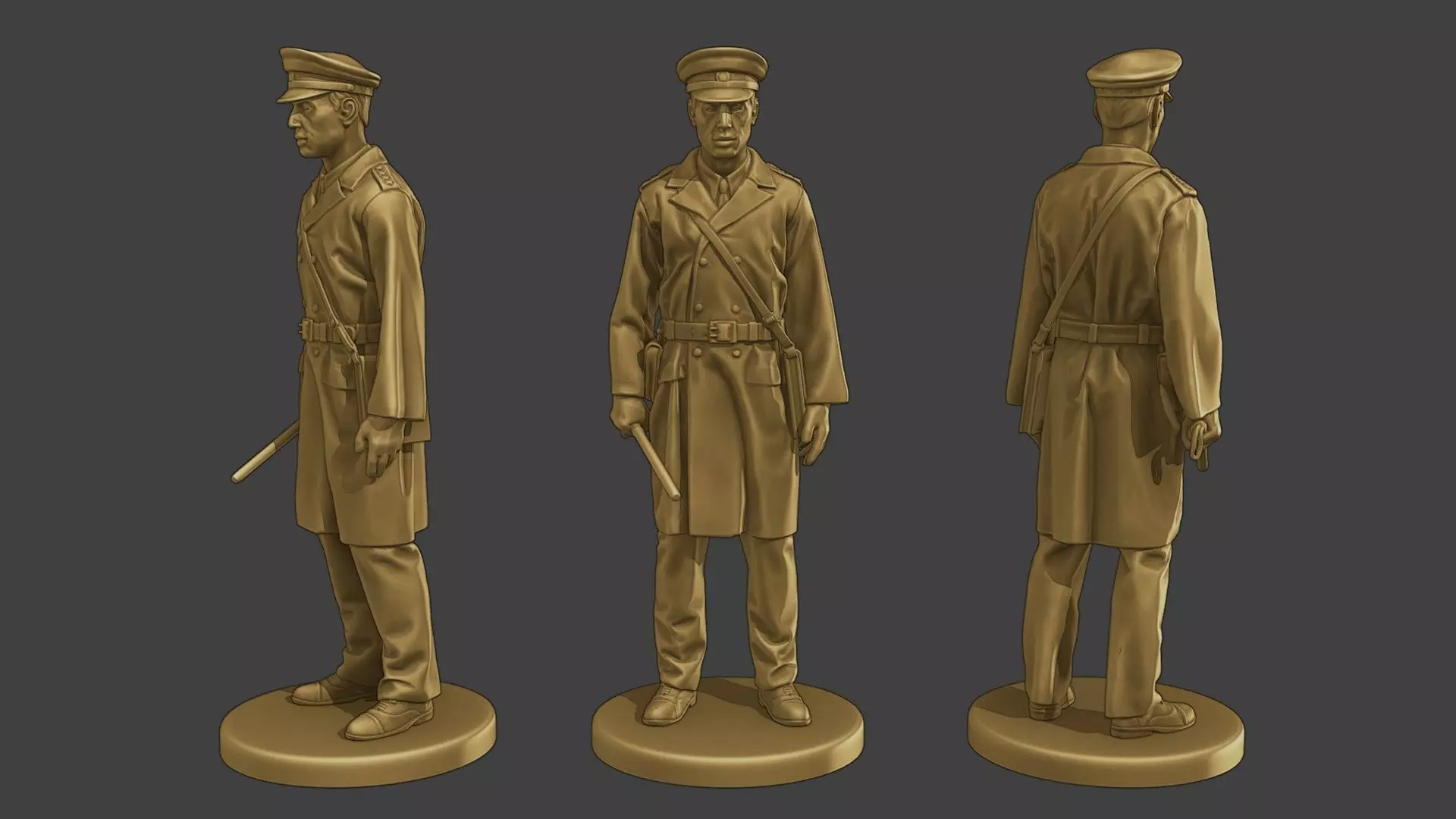 CzechoSlovak Communist Police CCP1 3 3D print model