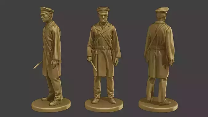 CzechoSlovak Communist Police CCP1 3 3D print model