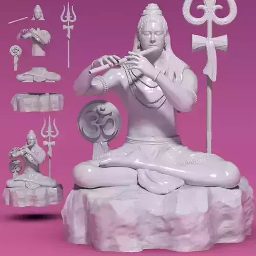 Shiva statue of lord