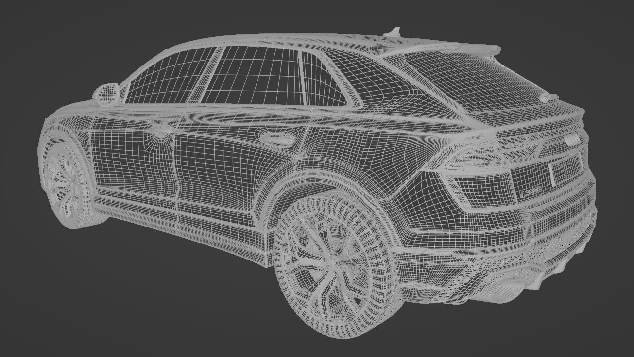 Audi RS Q8 2020 Free 3D model_18