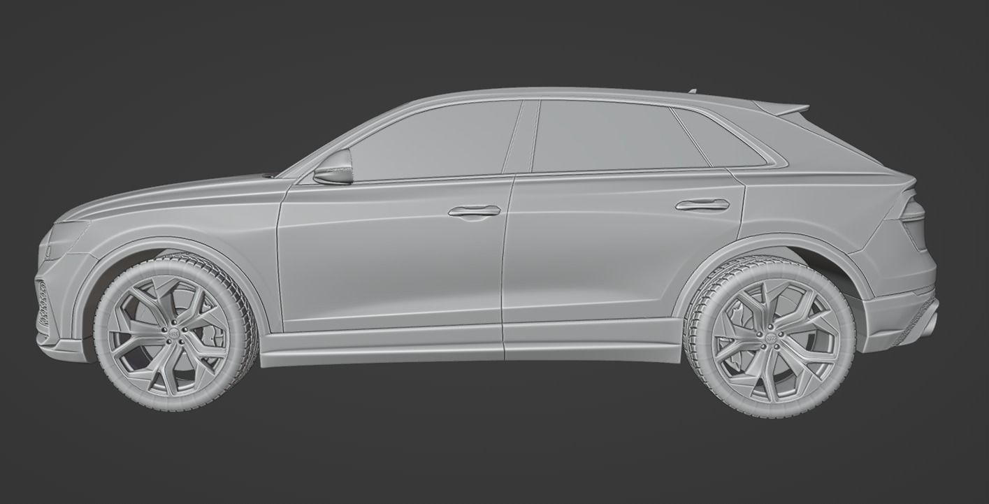Audi RS Q8 2020 Free 3D model_20