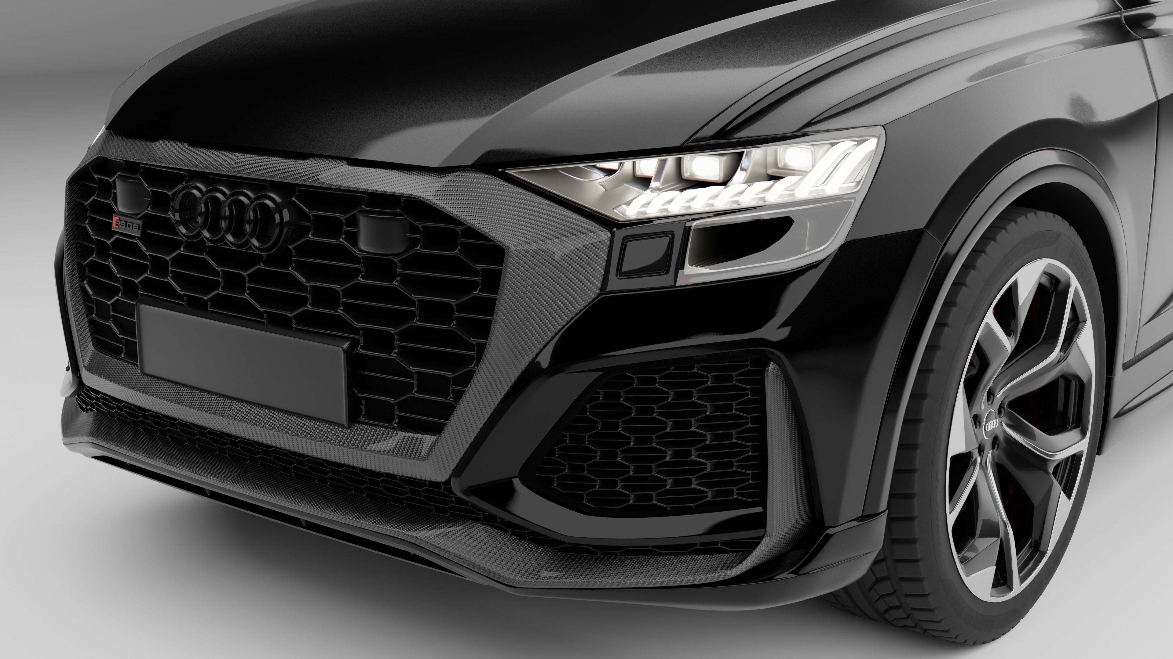 Audi RS Q8 2020 Free 3D model_9