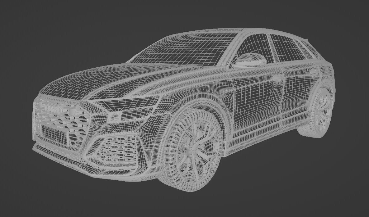 Audi RS Q8 2020 Free 3D model_17