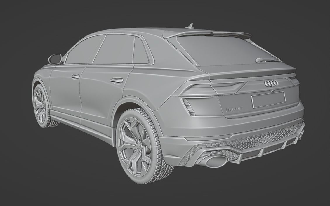 Audi RS Q8 2020 Free 3D model_21