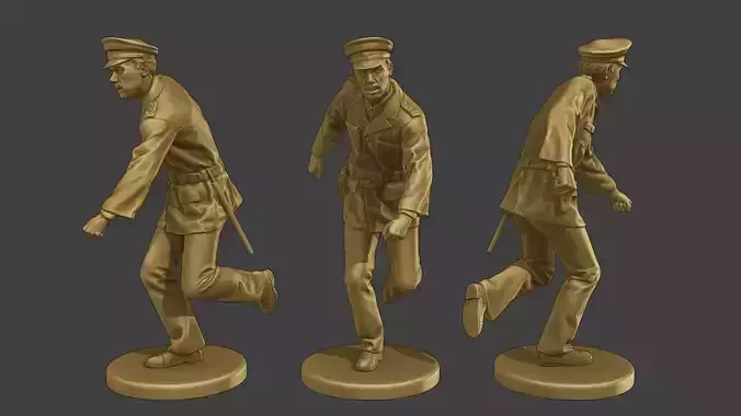 CzechoSlovak Communist Police CCP1 5 3D print model