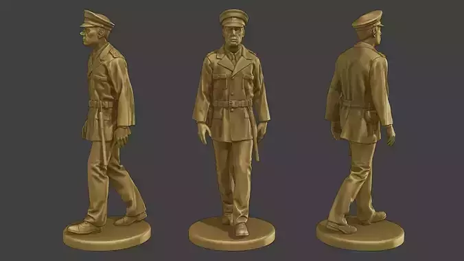 CzechoSlovak Communist Police CCP1 7 3D print model