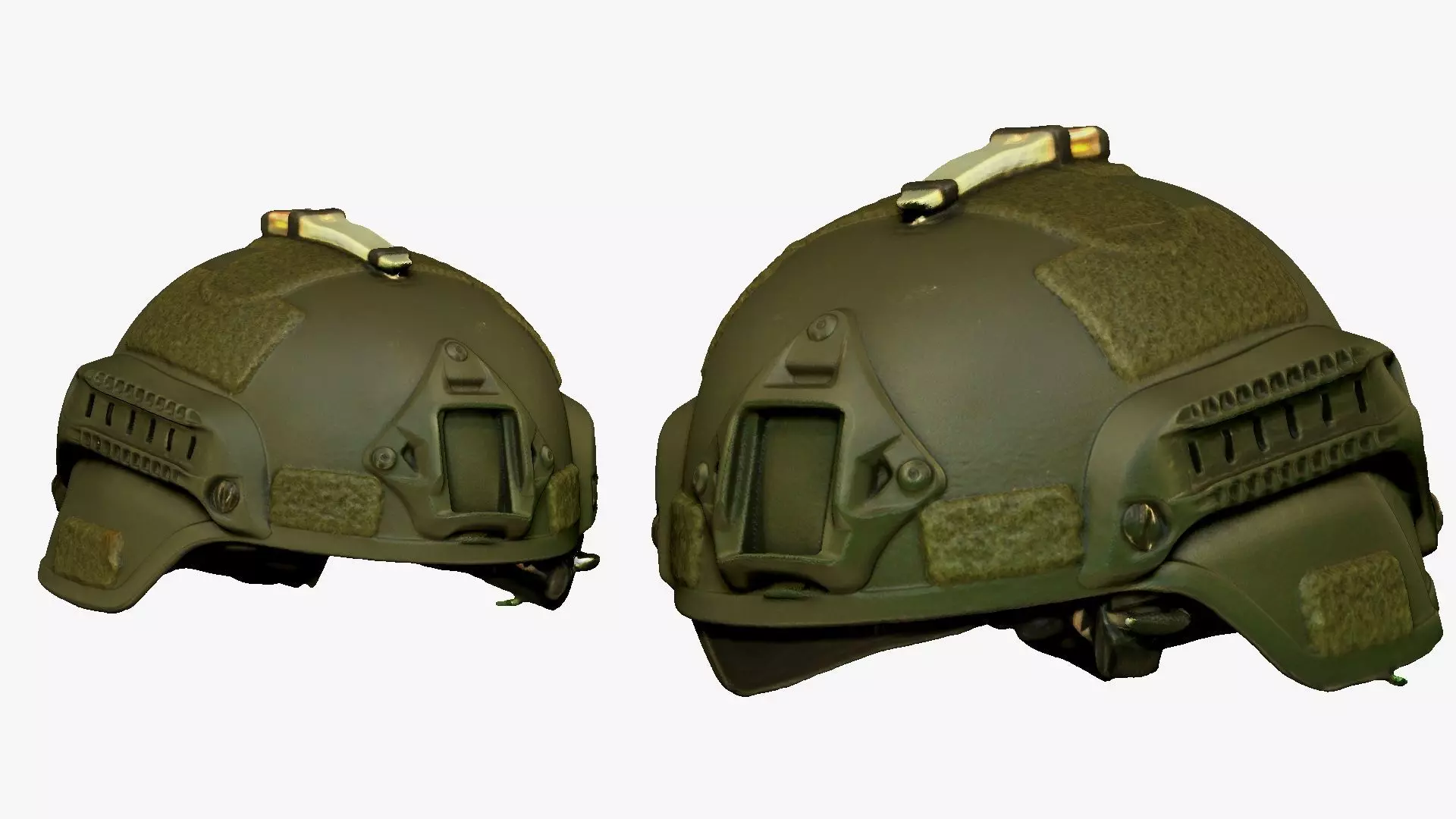 001301 army green helmet 3D model_0