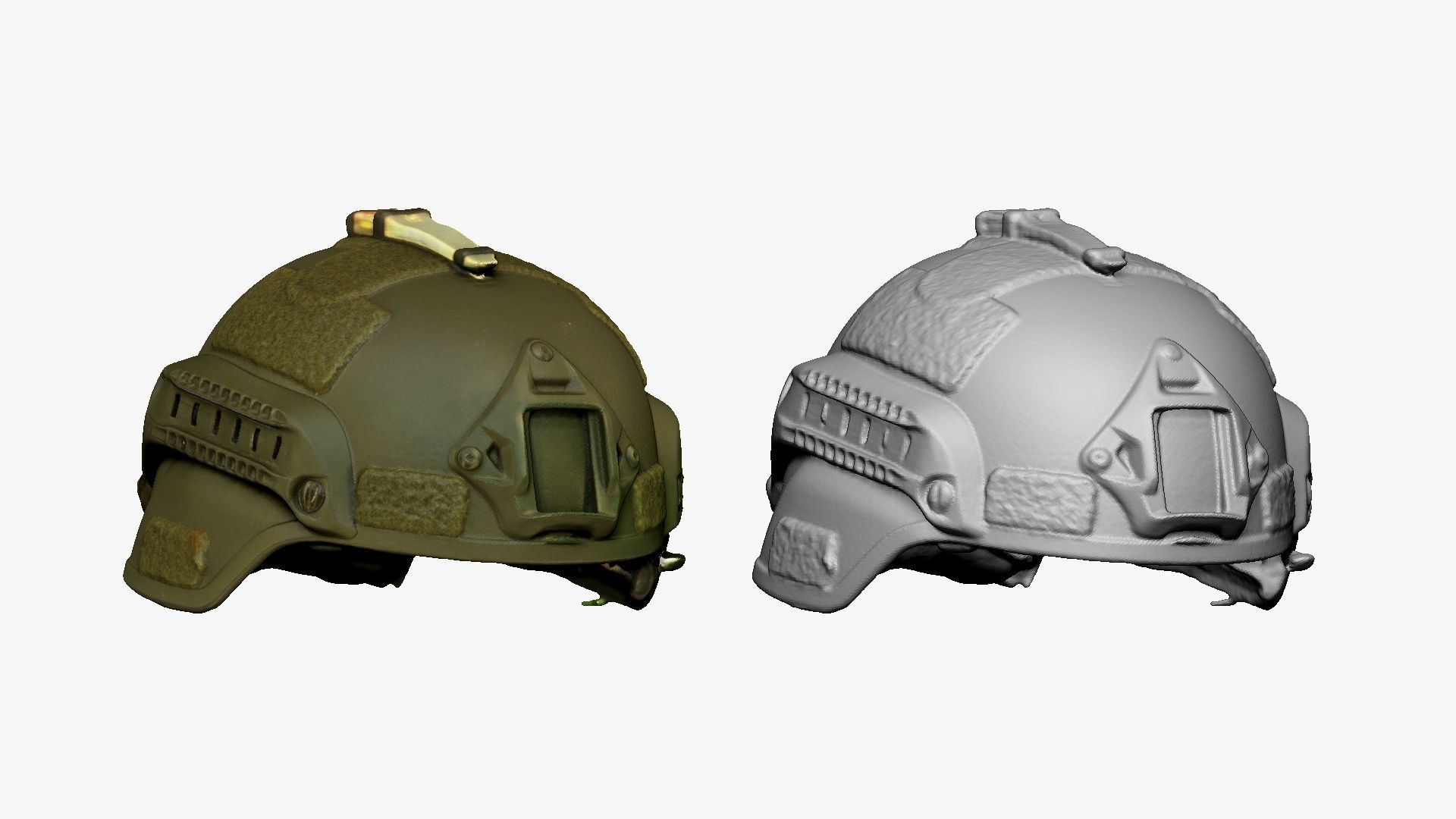 001301 army green helmet 3D model_5