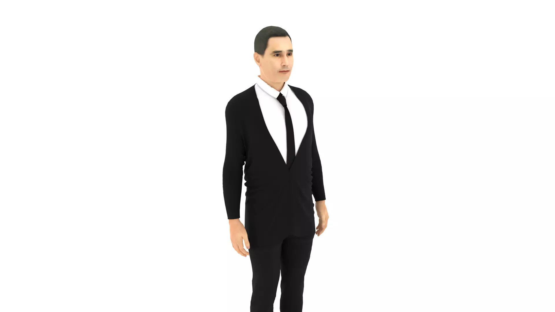 Serdar Berdimuhammedov - President of Turkmenistan Low-poly 3D model