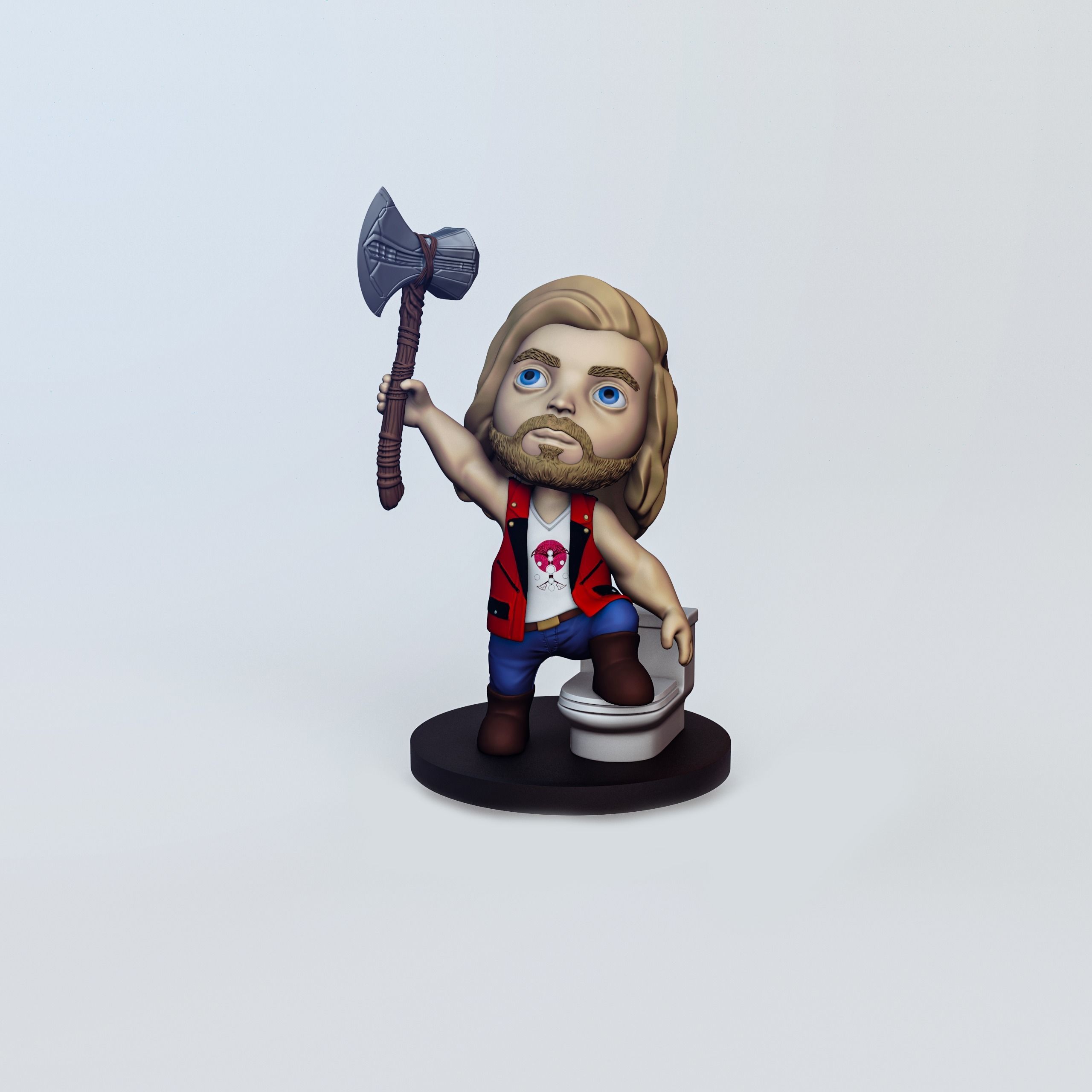Thor love and thunder 3D print model_3