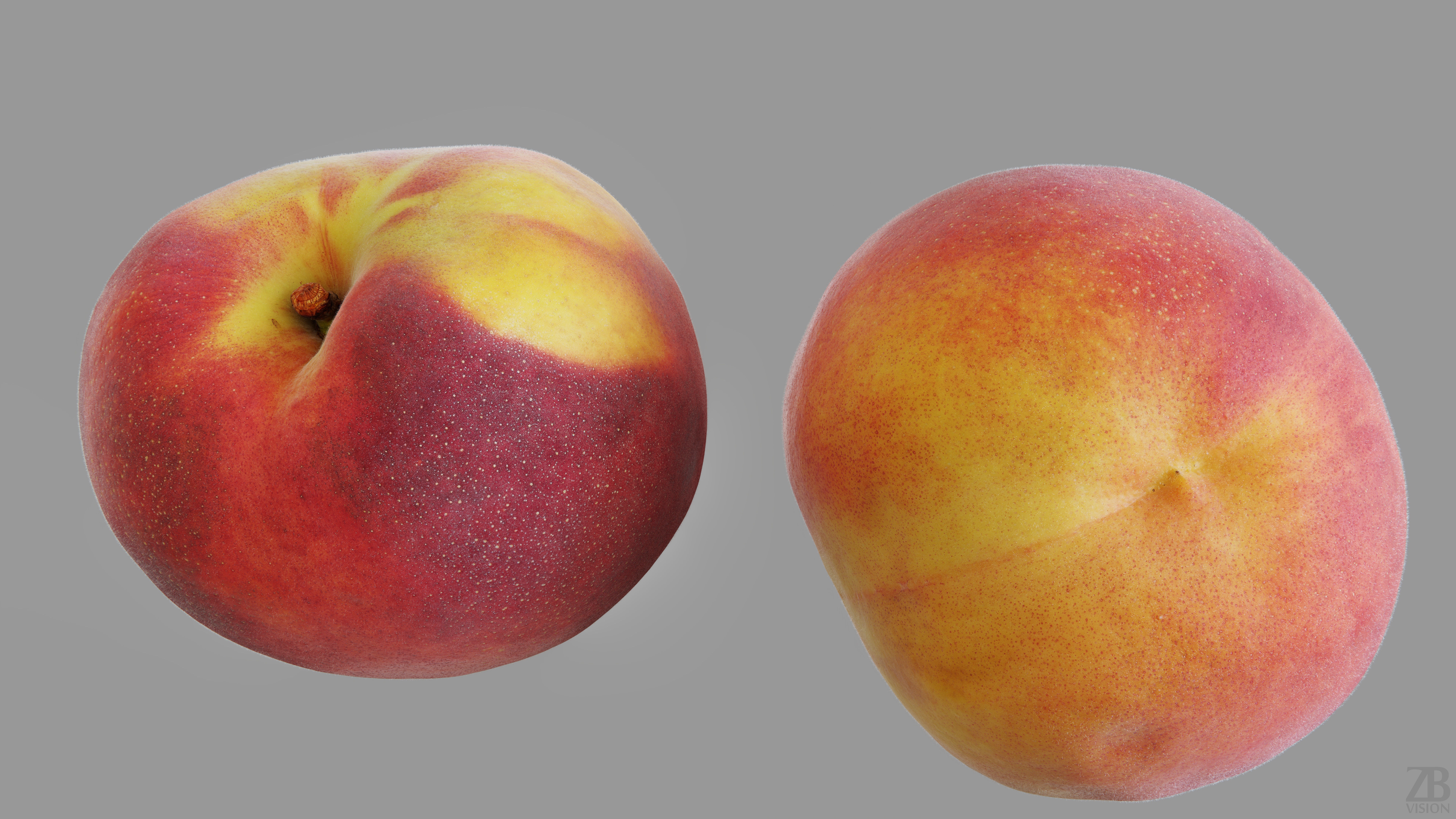 Peach 3D model_10