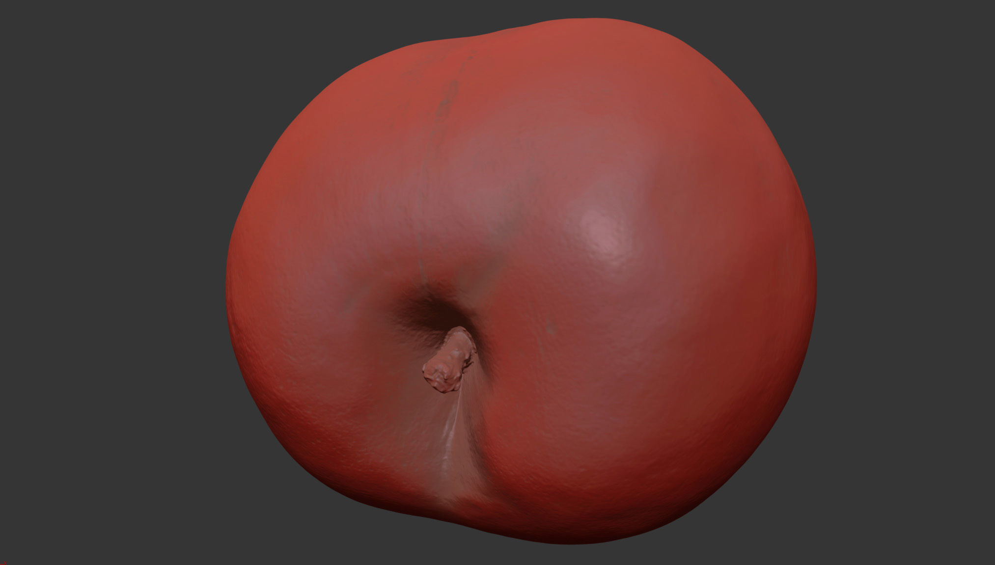 Peach 3D model_7