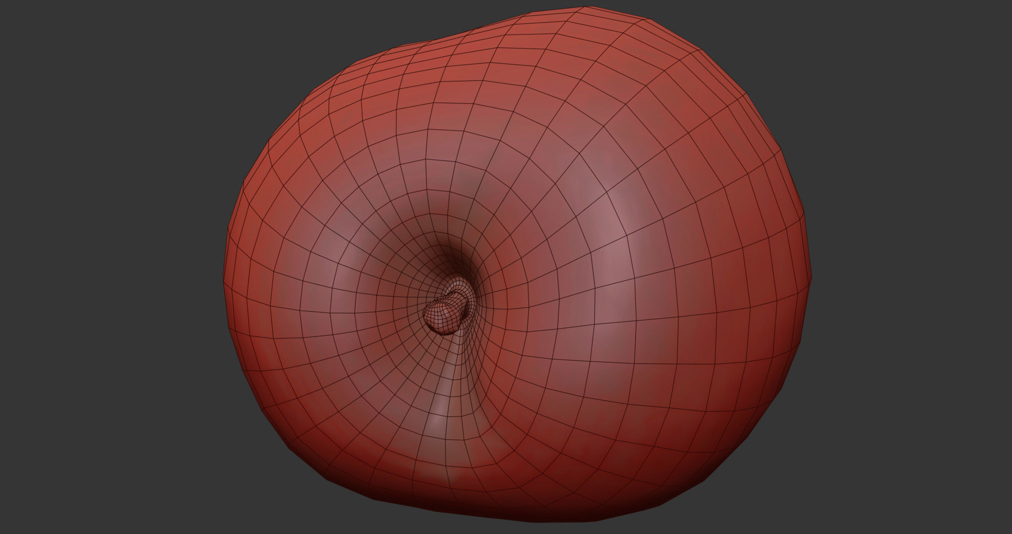 Peach 3D model_6