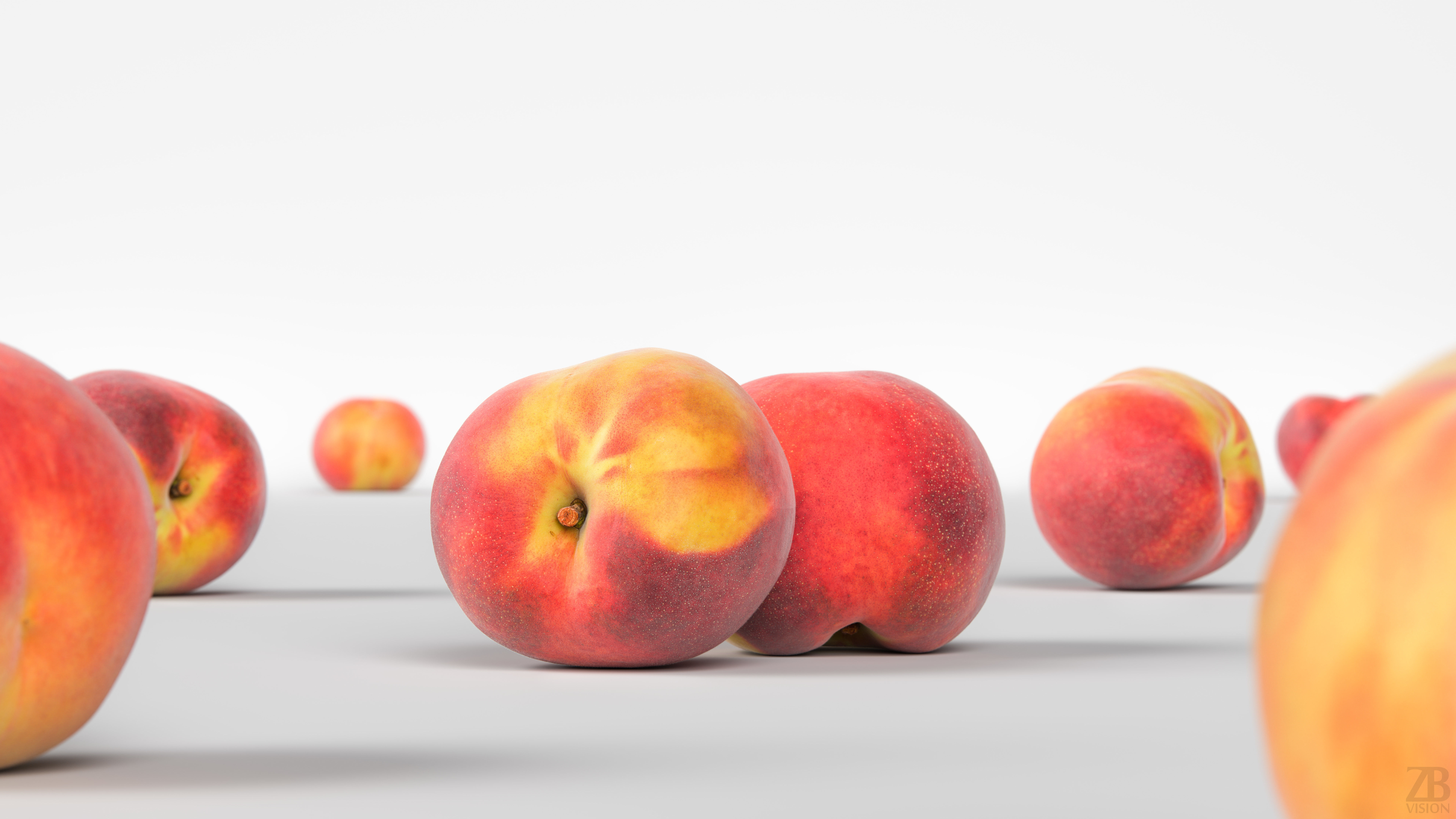 Peach 3D model_1