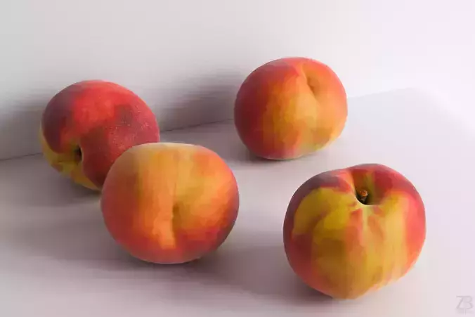 Peach 3D model