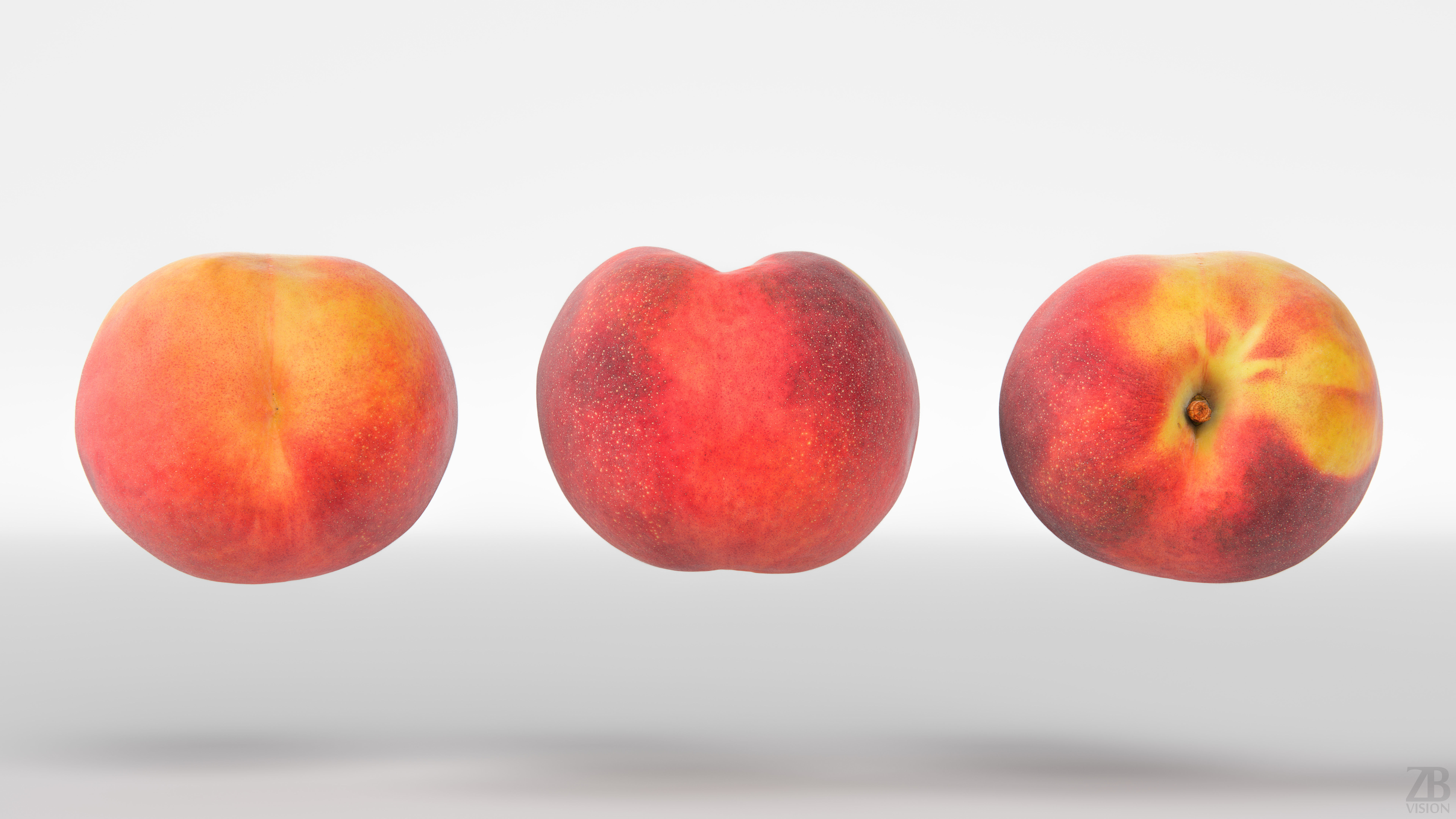 Peach 3D model_4