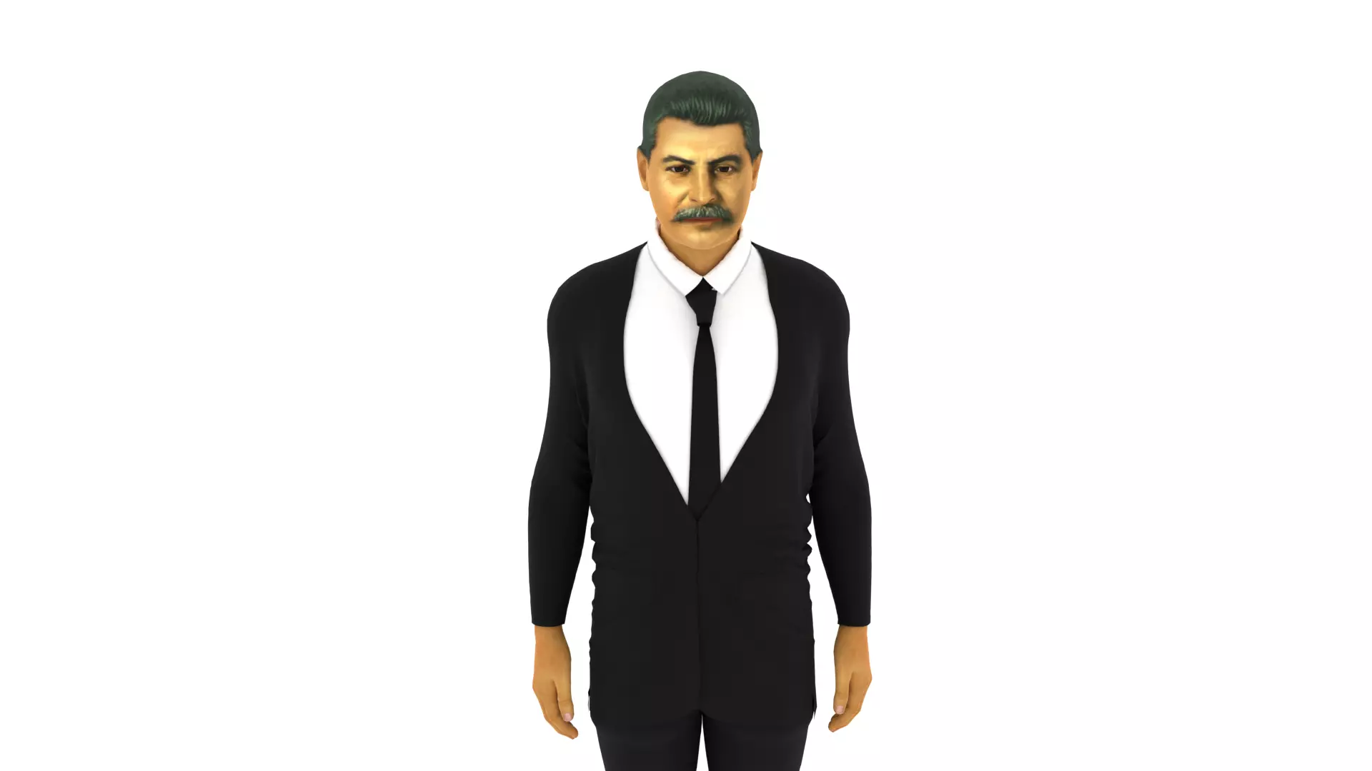 Josef Stalin Low-poly 3D model