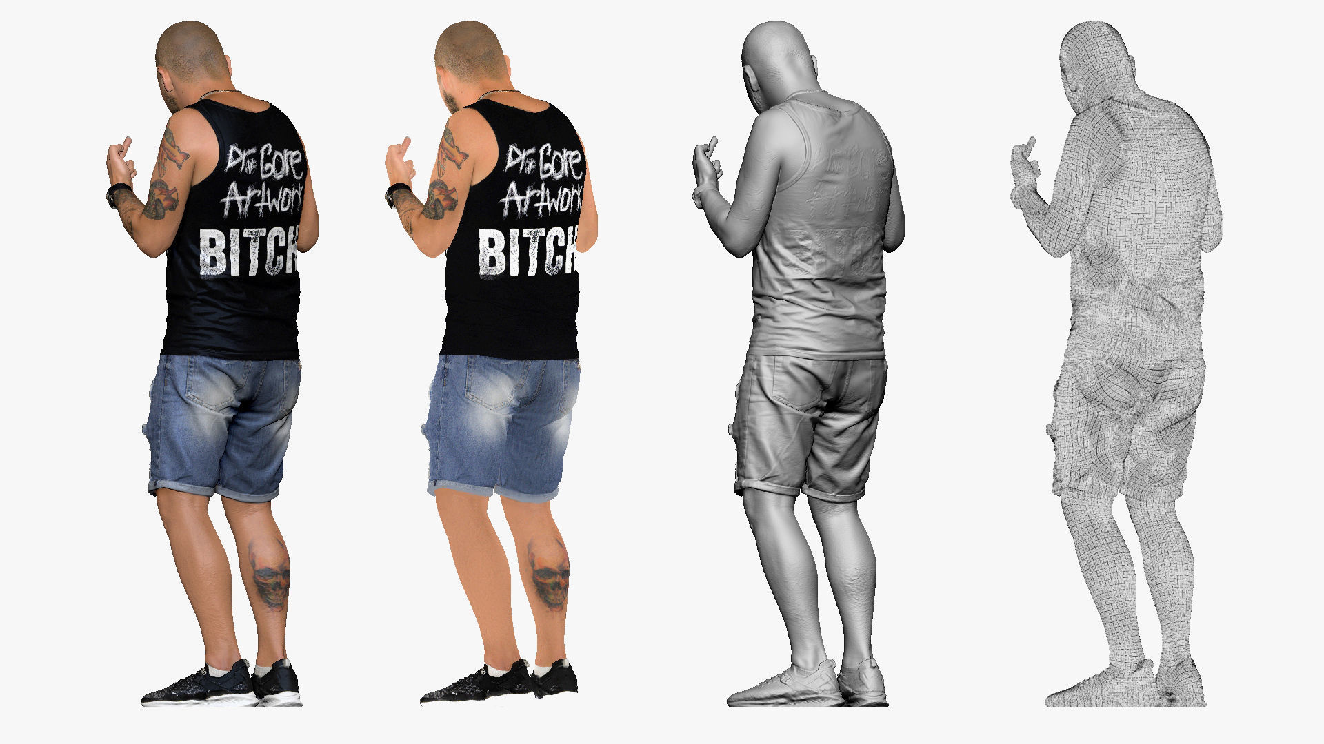 001501 tattoo man 3D model_2