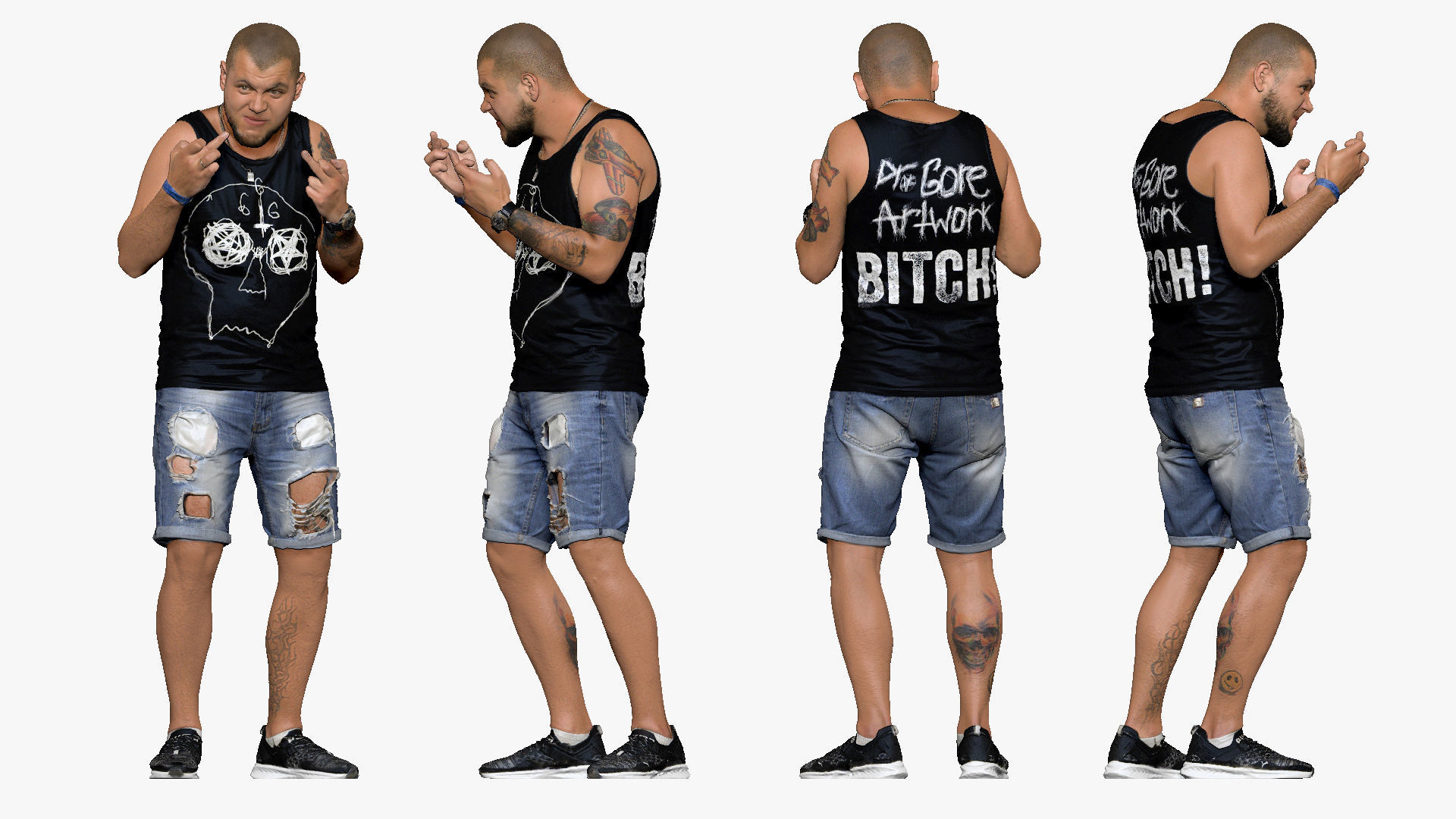 001501 tattoo man 3dp 3D print model_3