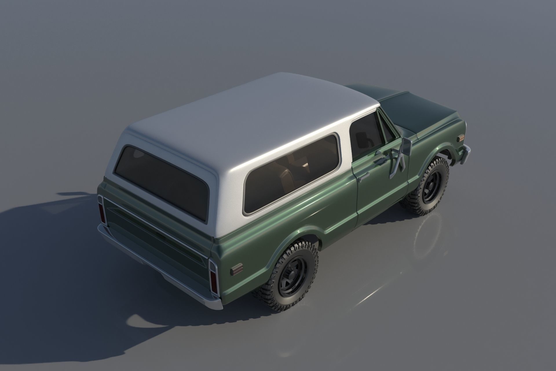 Chevrolet BLazer 1970 3D print model_4