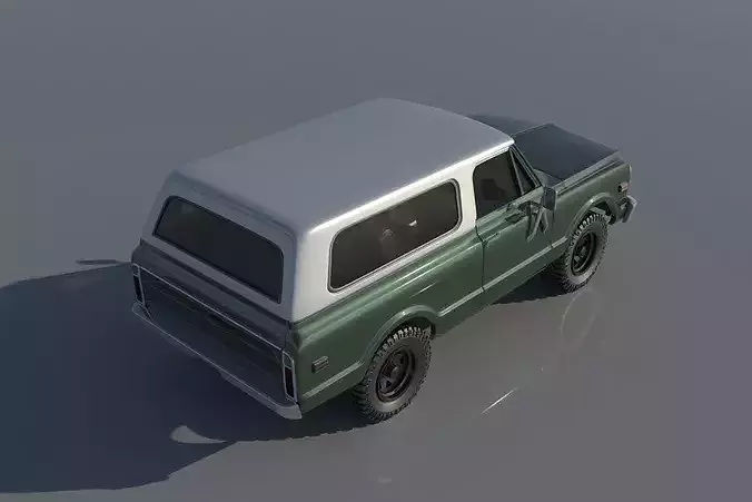 Chevrolet BLazer 1970 3D print model 5