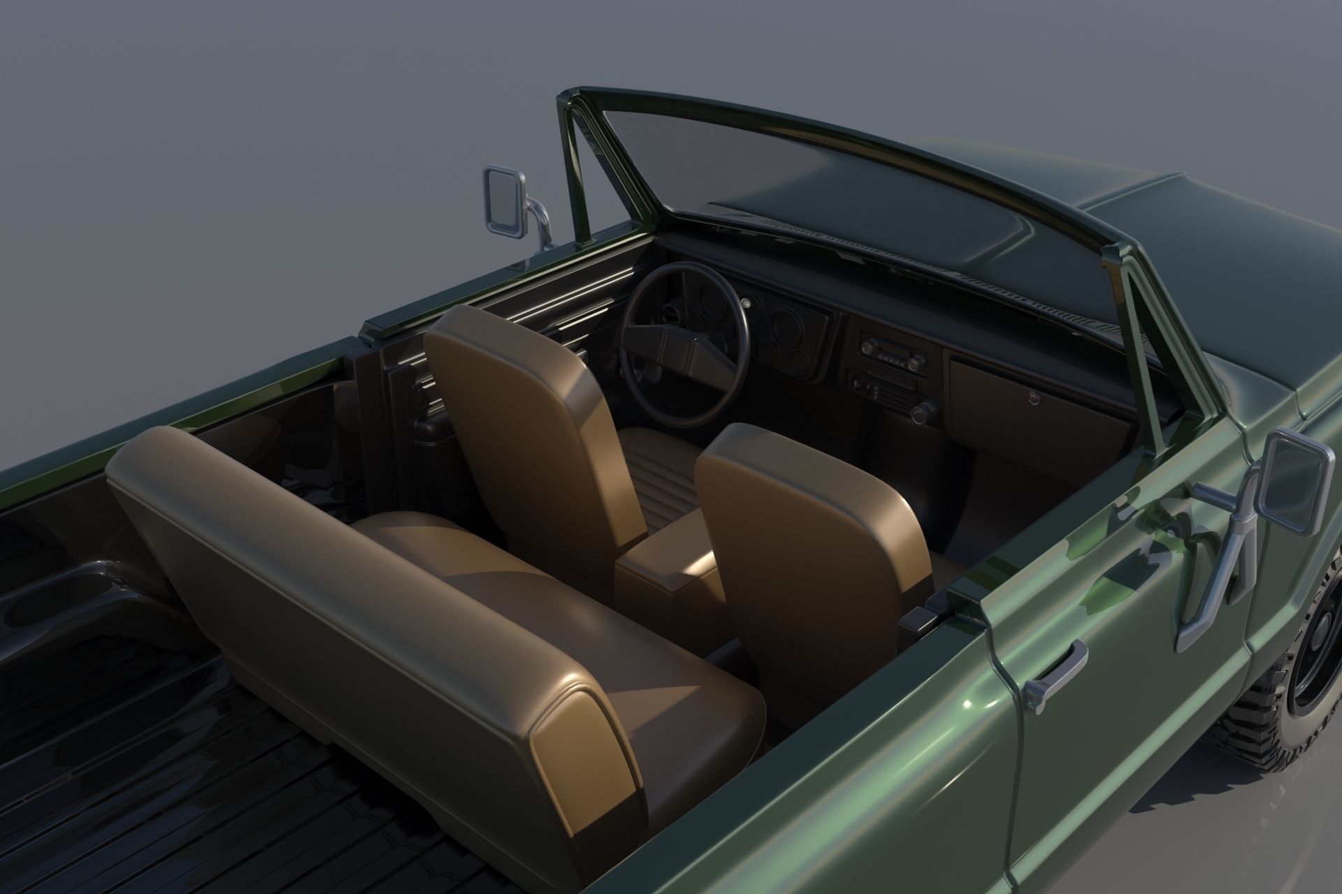 Chevrolet BLazer 1970 3D print model_10