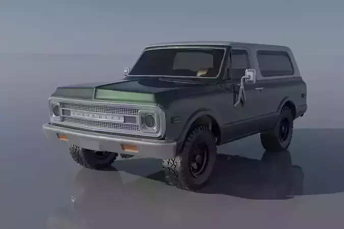 Chevrolet BLazer 1970 3D print model