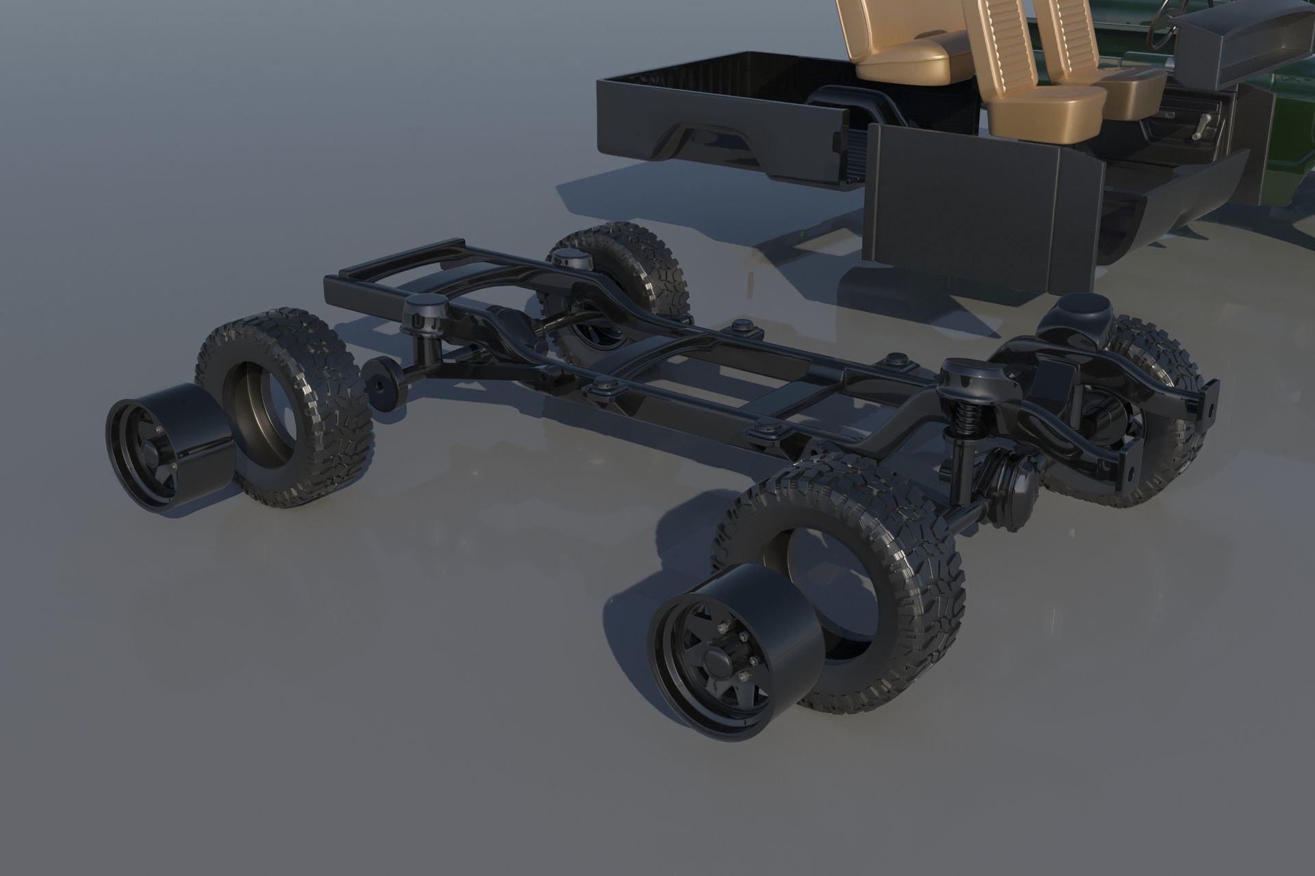 Chevrolet BLazer 1970 3D print model_21