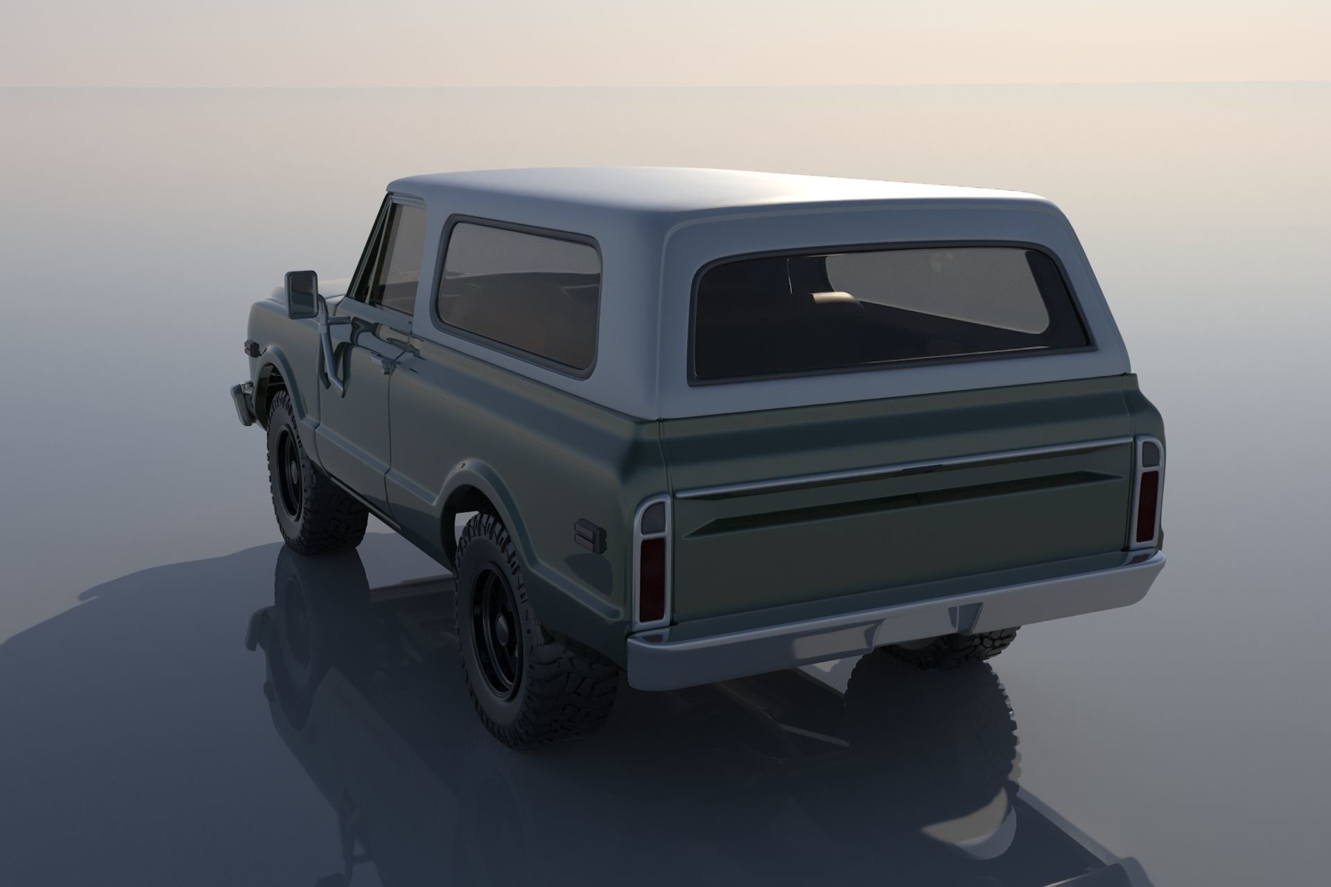 Chevrolet BLazer 1970 3D print model_3