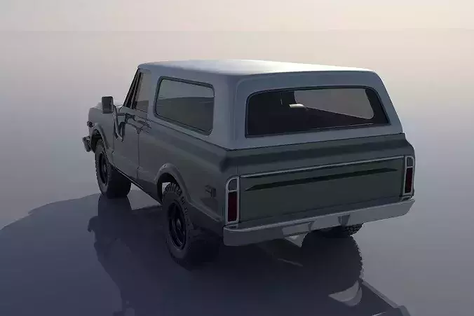 Chevrolet BLazer 1970 3D print model 4
