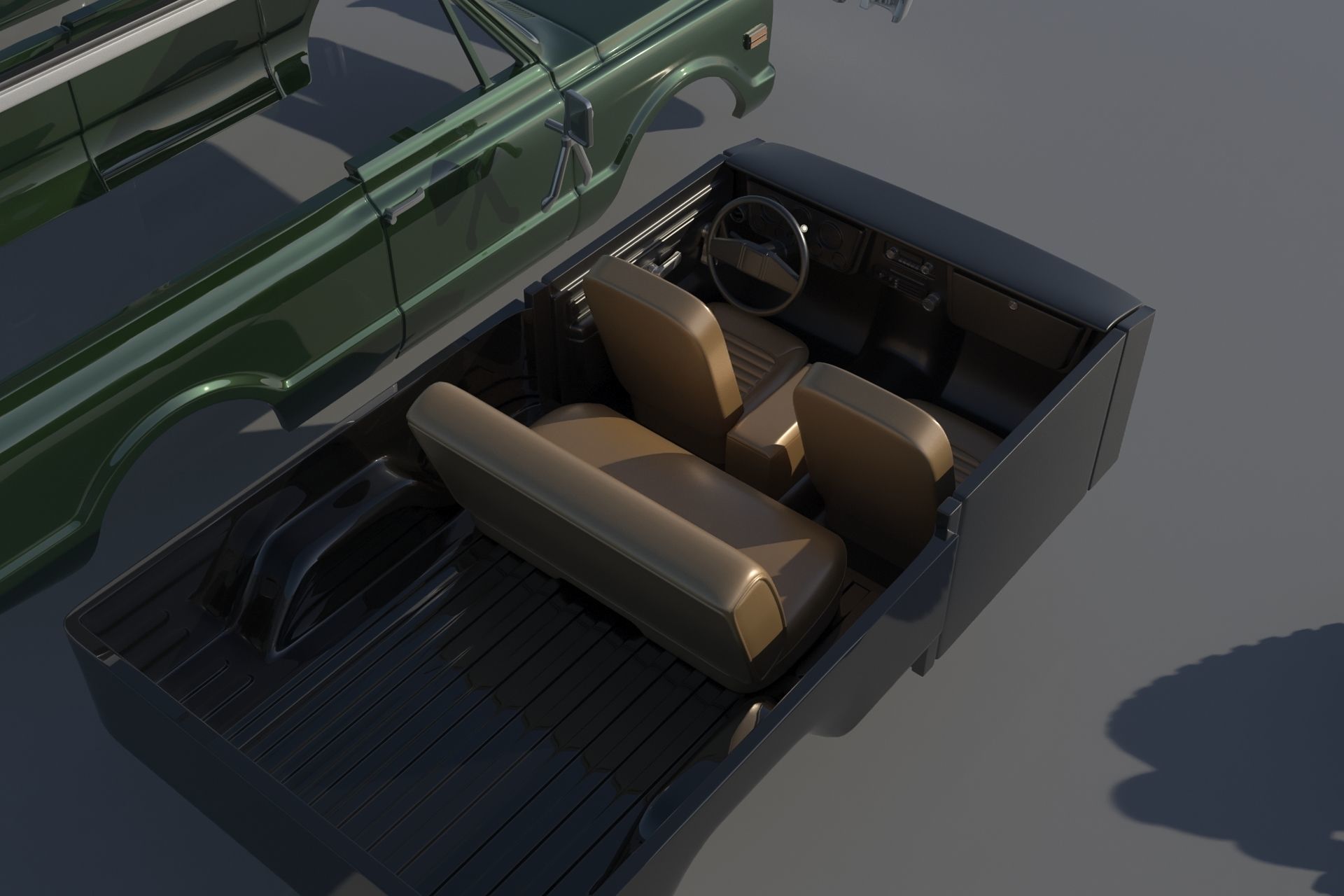 Chevrolet BLazer 1970 3D print model_19