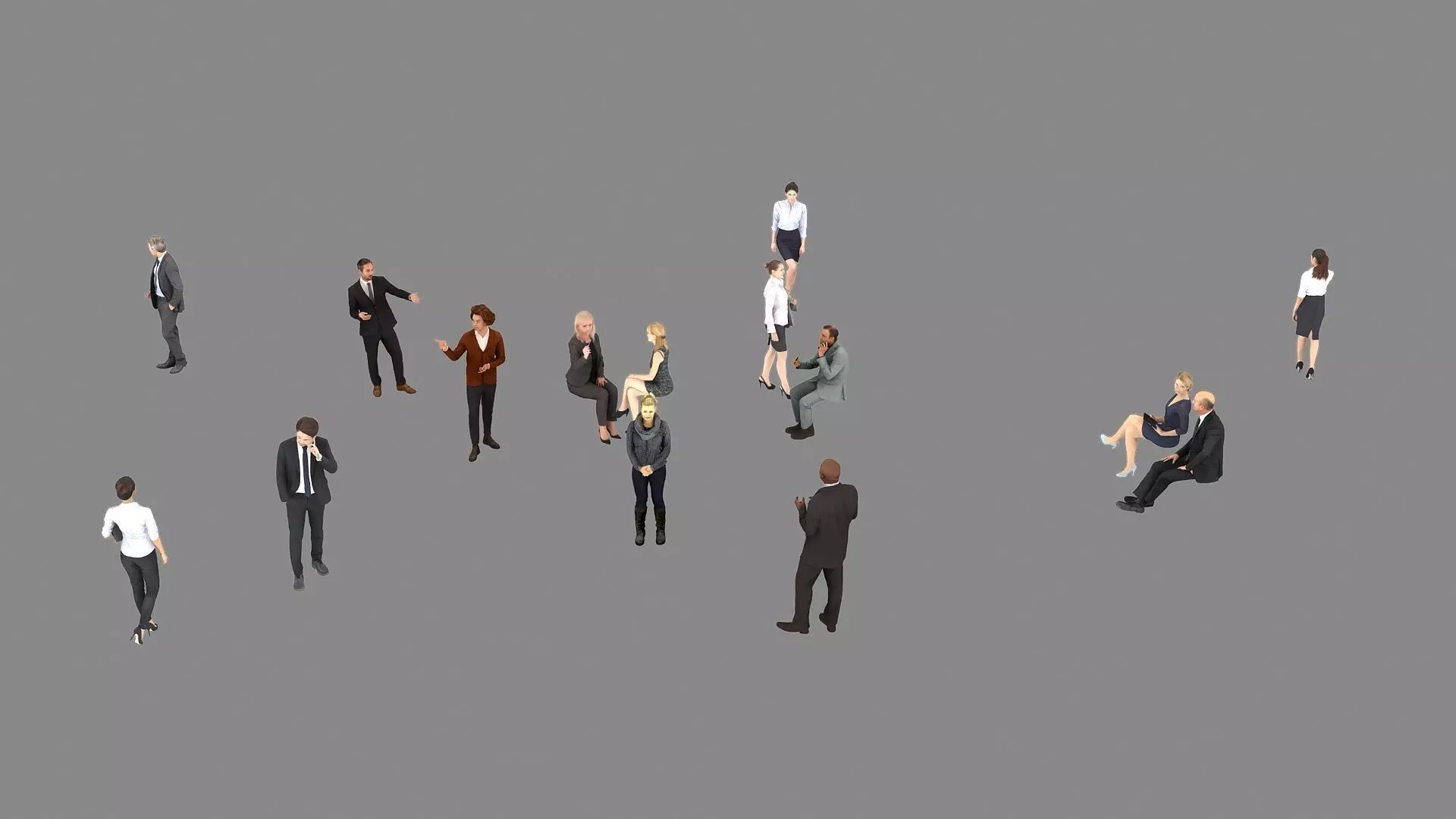 Business man 3D model_0