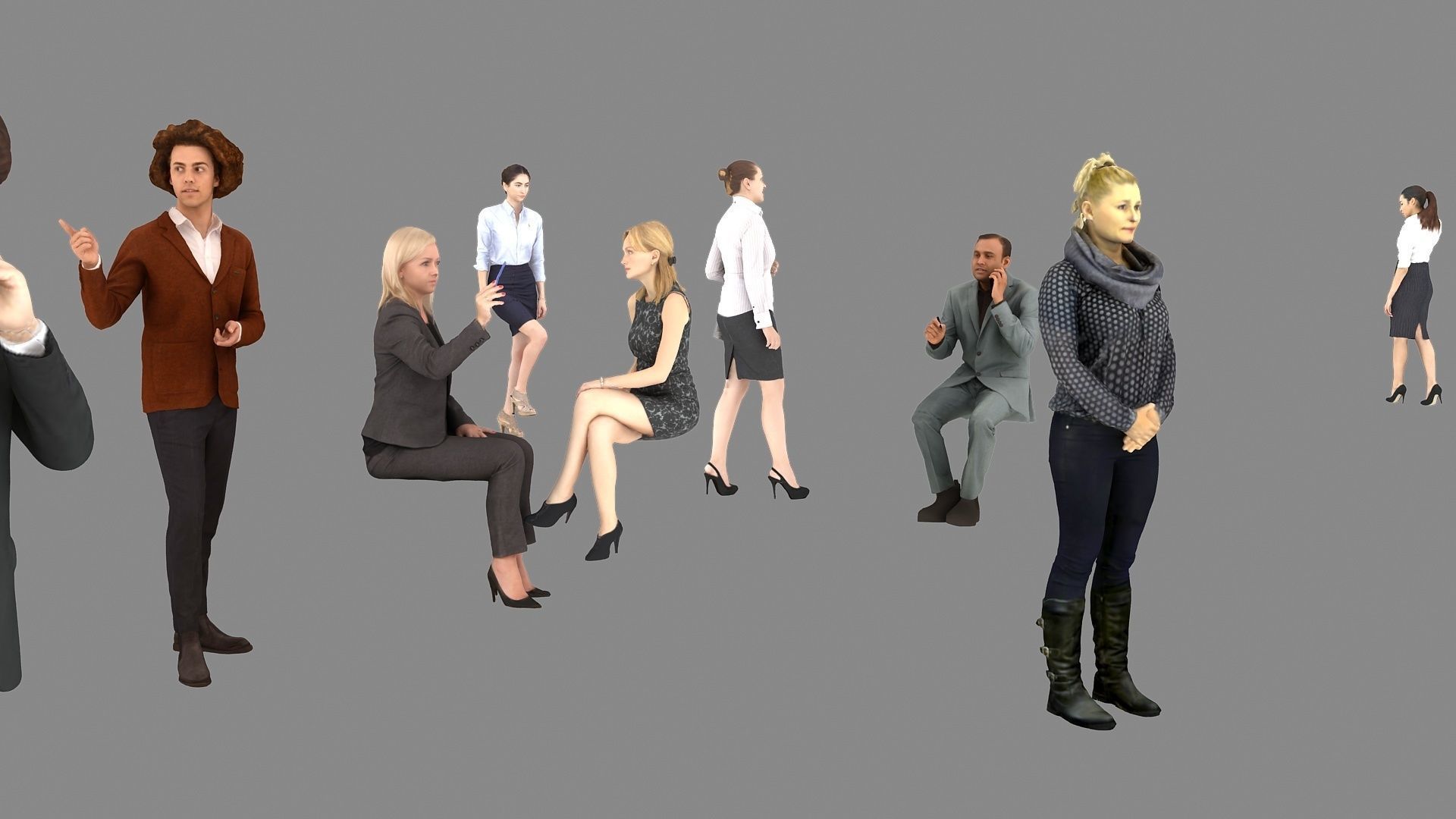 Business man 3D model_1