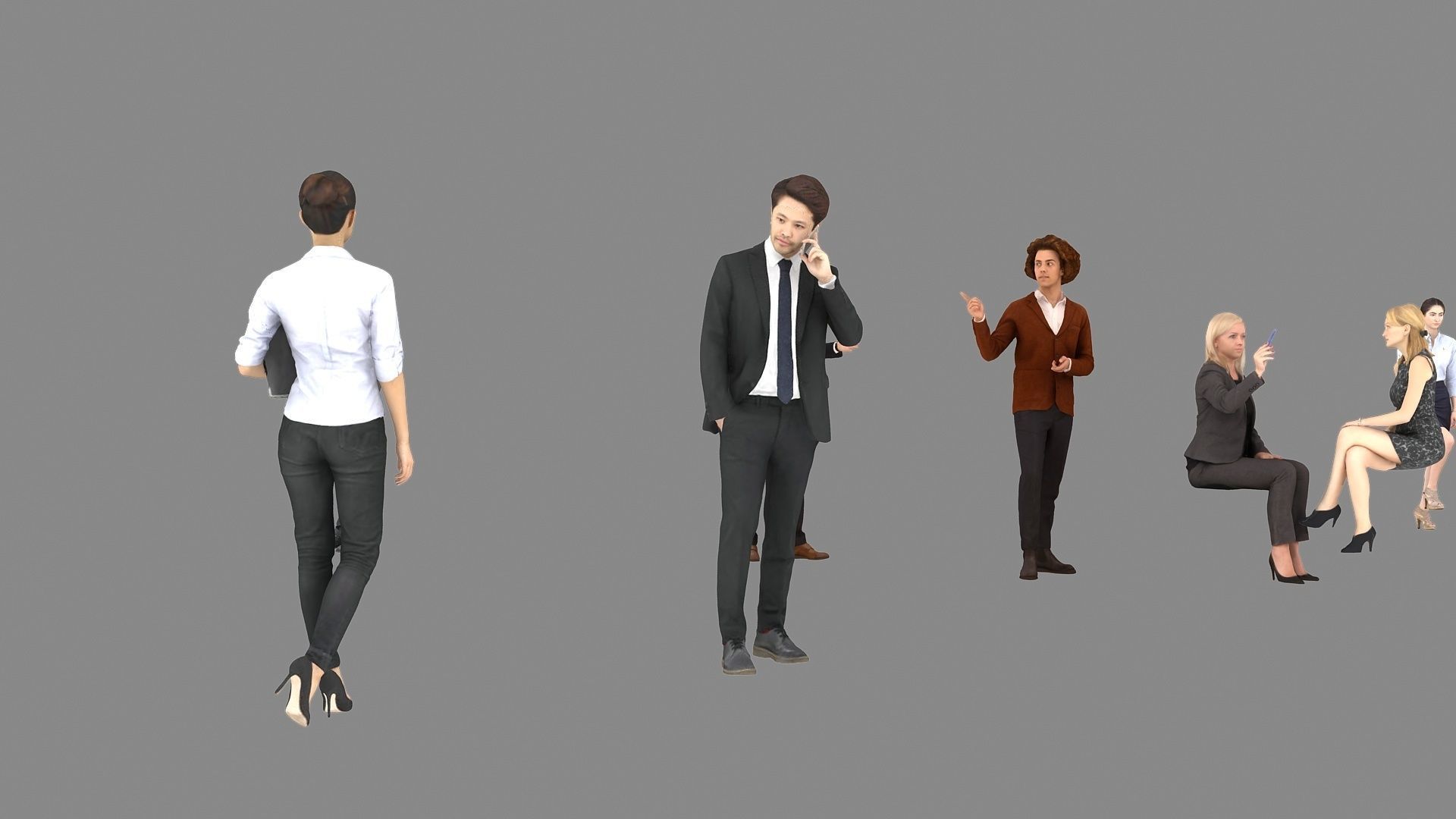 Business man 3D model_2