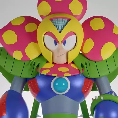 PlantMan  Rockman MegaMan 3D model 3D model