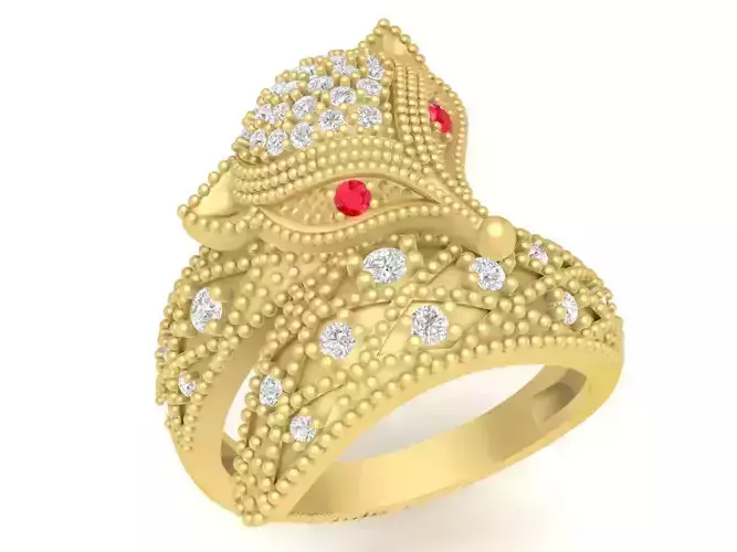 diamond fox ring 3683