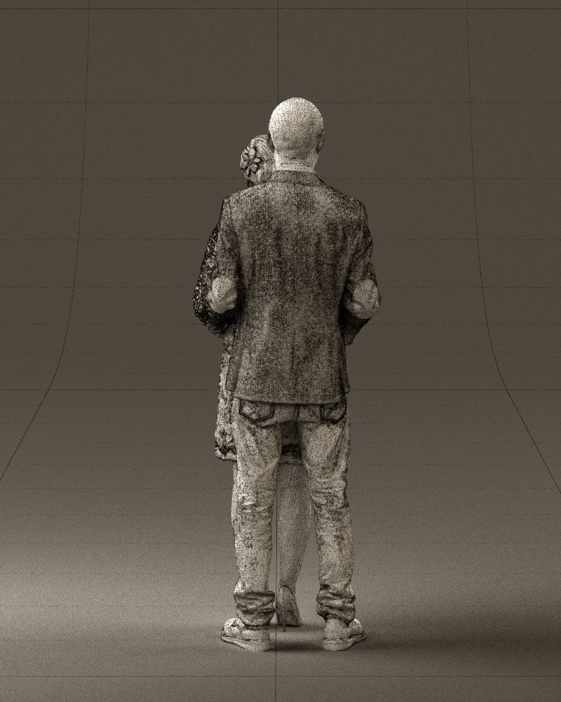 A man and a pregnant woman 0448 3D model_20