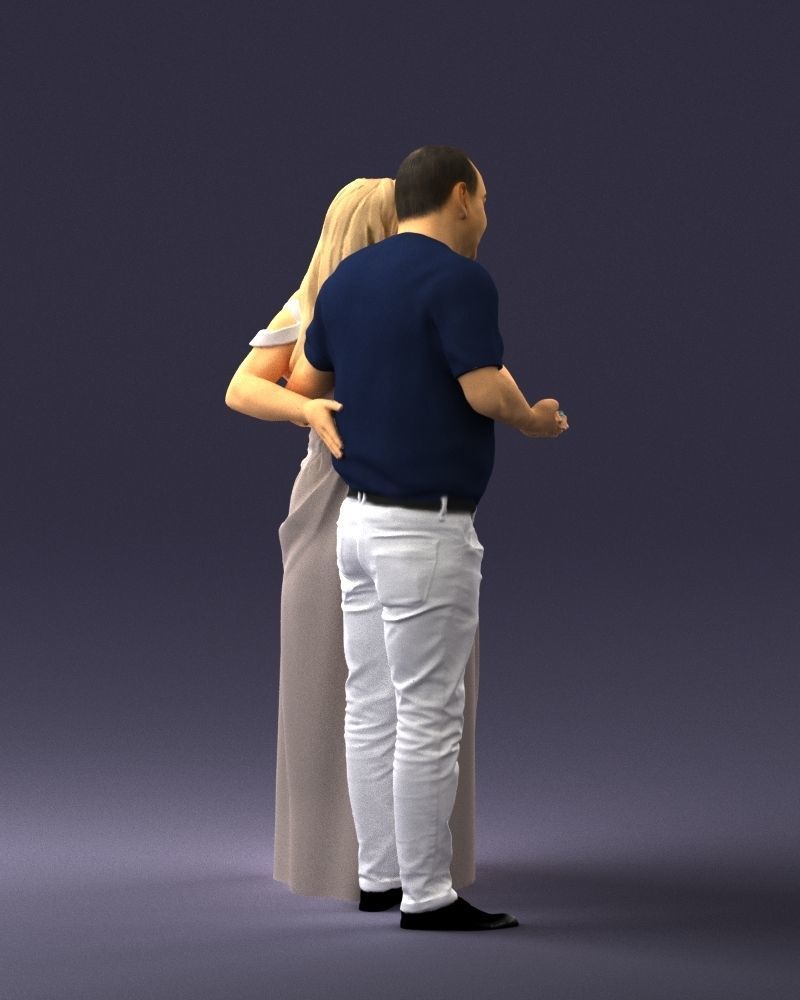 Armenian bride and groom 0485 3D model_24