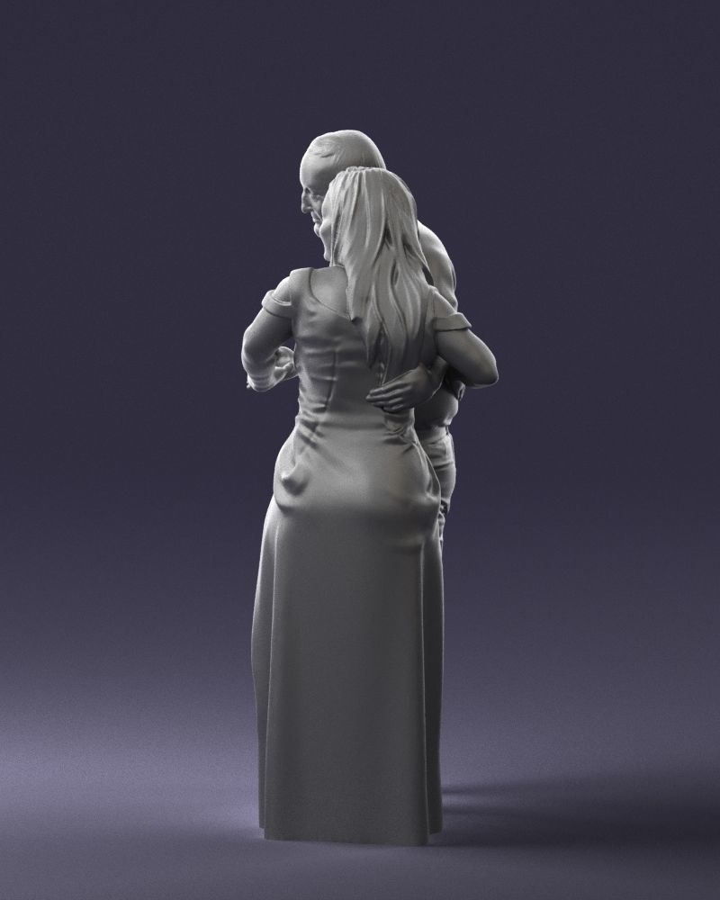 Armenian bride and groom 0485 3D model_10