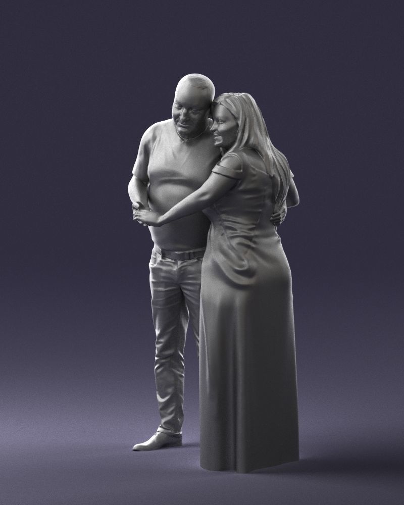Armenian bride and groom 0485 3D model_4
